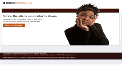 Desktop Screenshot of brb.blacksingles.com